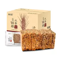 味出道 粗粮代餐1000g早餐面包整箱绿豆饼糕点心小吃休闲零食品