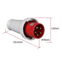 工业插头5p63a插头