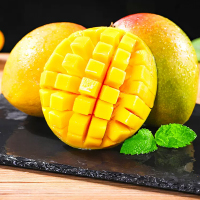 [西沛生鲜] 新鲜彩虹芒果 净重3斤 中果 单果150g+ 当季整箱新鲜现摘热带时令水果甜心芒应季水果