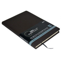 得力(deli) 记事本 黑色、258*190（mm）