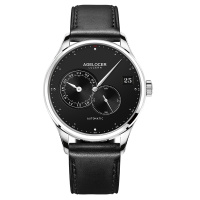 agelocer 手表男士时尚自动机械表男 规范指针透底男表