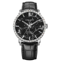 agelocer 手表男士时尚自动机械表 天然大理石表盘男表