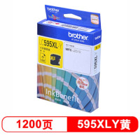 原装兄弟LC-595XL-Y黄色 墨盒 适用机型 MFC-J2510 / MFC-J3720 / MFC-J3520