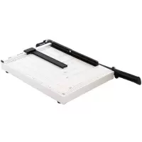 得力(deli)8013钢质切纸机切纸刀裁纸刀裁纸机380mm*300mm(单位:个)