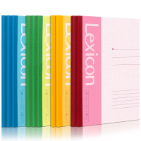 得力(deli)10本无线装订软抄本A5/60张 记事本工作笔记本子 7653