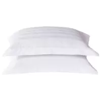 金号(KING SHORE)60S*60S 300T喷气漂白贡缎面料枕套(58*88cm)