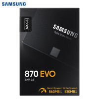 三星(SAMSUNG) 500GB SSD固态硬盘 SATA3.0 接口 870 EVO(MZ-77E500B)