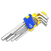 威达(WD&WL)9件套加长平头内六角扳手套装