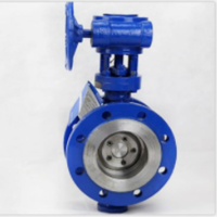 富工 双法兰蝶阀 D343H-10C DN65