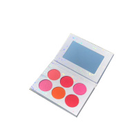 大红色胭脂易 上色送刷安全无毒 六色腮红 (只)