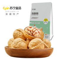 苏宁宜品奶香核桃420g 休闲坚果零食坚果炒货干果薄皮奶香大核桃干果新货