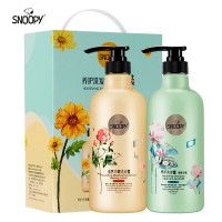 史努比snoopy 养护洗发滋养沐浴套装(清新去屑)[养护洗发露750ml+滋养水嫩沐浴露750ml]