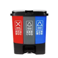 鑫缇乐 3桶分类垃圾桶40L