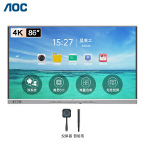 冠捷 AOC智能会议平板 86英寸4K多媒体触控一体机 商用大屏触摸显示器86T31V(台)