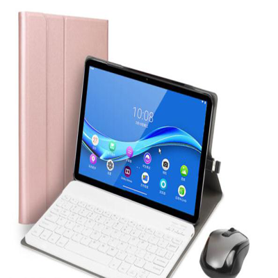 联想键盘套平板小新Pad Pro 11蓝牙键盘鼠标TB-J606F 玫瑰色套+白色标准键盘