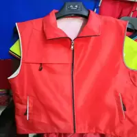 定制红色LOGO网格马甲(单位:件)
