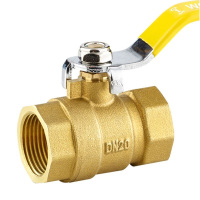 黄铜球阀 DN20(6分)二片式内丝球阀内螺纹流量控制阀门 单个价格