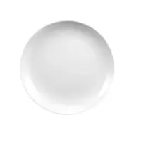 DP 纯白陶瓷盘子 果盘点心碟 家用菜盘碟子(21cm)