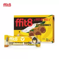 ffit8蛋白棒 营养饱腹能量棒 谷物代餐棒香蕉味35g*6支