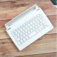 联想M8平板键盘TB-8705F支架蓝牙键盘M8FHD外接键盘鼠标打字支架键盘白色