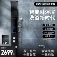 德国欧情集成热水器即热式电热水器淋浴一体式家用洗澡速热淋浴屏8500W bsy
