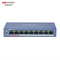 海康威视 DS-3E0109SP-E 9口百兆非网管远距离监控POE交换机