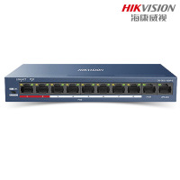 海康威视 DS-3E0110SP-E 10口低功率百兆POE监控交换机