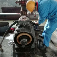 抽水泵线路施工维修含人工地面混凝土开沟恢复及耗材