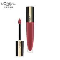欧莱雅(LOREAL)柔雾小钢笔印迹唇釉 129 红棕豆沙色 7ml