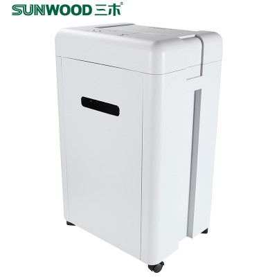 三木(SUNWOOD)LX818碎纸机 5级保密办公家用文件资料粉碎机 30L 2*10mm