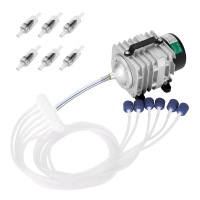 增氧泵大功率交流电磁式 空气泵鱼池氧气泵空气压缩机