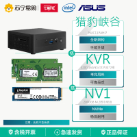 英特尔猎豹峡谷NUC11PAHi7厚款不带系统+2根金士顿KVR DDR4 3200 16G笔记本内存条+2000GB SSD NV1固态硬盘