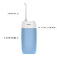 罗曼（ROAMAN）冲牙器洗牙器 非电动牙刷 便携充电式多喷嘴型 MINI1蓝色