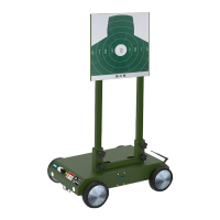 峦盾 LD-015-移动靶(运动靶) 户外射击射箭移动训练靶机升降靶 750*490*2240