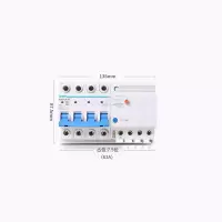 空气开关漏电保护开关断路器空开小型家用 NBE7LE 4P 63A nfh