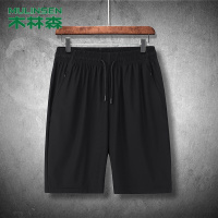 [直营]木林森(MULINSEN)短裤男五分裤夏季冰丝速干宽松休闲训练健身裤女三分跑步运动裤子