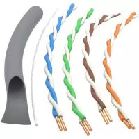 万宇通 超五类网线 无氧铜箱线 CAT5e类非屏蔽网线 过福禄克测试 阻燃环保 305米/箱