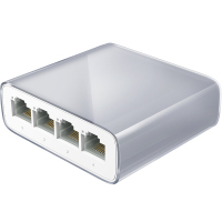 5口百兆交换机 网络网线分线器 家用宿舍监控分流器 灰色