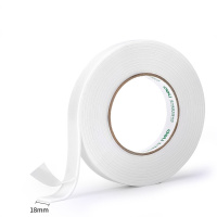 得力(deli)强力高粘度EVA泡棉双面胶带 18mm*5y*2.5mm 20卷装