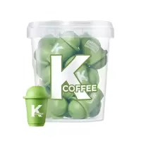 肯德基 精品闪冲茶咖系列 冷萃冻干即溶咖啡粉提神黑咖啡12颗*1桶共24g 正山小种茶咖