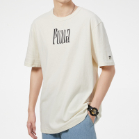 PUMA彪马短袖男装2021新款透气圆领半袖宽松运动T恤男533039