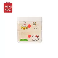 名创优品(miniso) Sanrio Characters 桌面掀盖抽屉式收纳箱