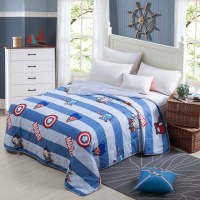 迪士尼(DISNEY)纯棉夏凉被漫威卡哇伊条纹