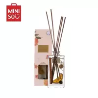 名创优品(miniso) 浪漫花语系列永生花无火香薰卫生间家用清新自然[夏橙与麝香,120mL]