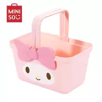 名创优品(miniso) Sanrio Characters手提篮简约衣物杂物零食收纳篮
