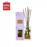 名创优品(miniso) 浪漫花语系列永生花无火香薰卫生间家用清新自然[雪梨与小苍兰,120mL]