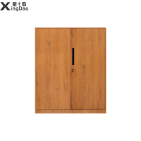 星岛办公室钢制文件柜铁皮柜资料柜落地柜带锁凭证柜档案柜子木纹柜子矮柜胡桃木