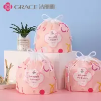 洁丽雅（Grace）一次性洗脸巾 加厚珍珠纹棉柔巾美容化妆棉女洗面巾洁面擦脸卷筒毛巾20cm*20cm 60片 3卷装