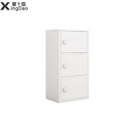 星岛儿童玩具储物柜3门4门5门组合收纳衣柜家用整理箱小柜子矮柜书柜落地置物柜白色卡通