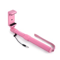 富图宝 QP-520 粉色 线控手机自拍伸缩迷你自拍杆